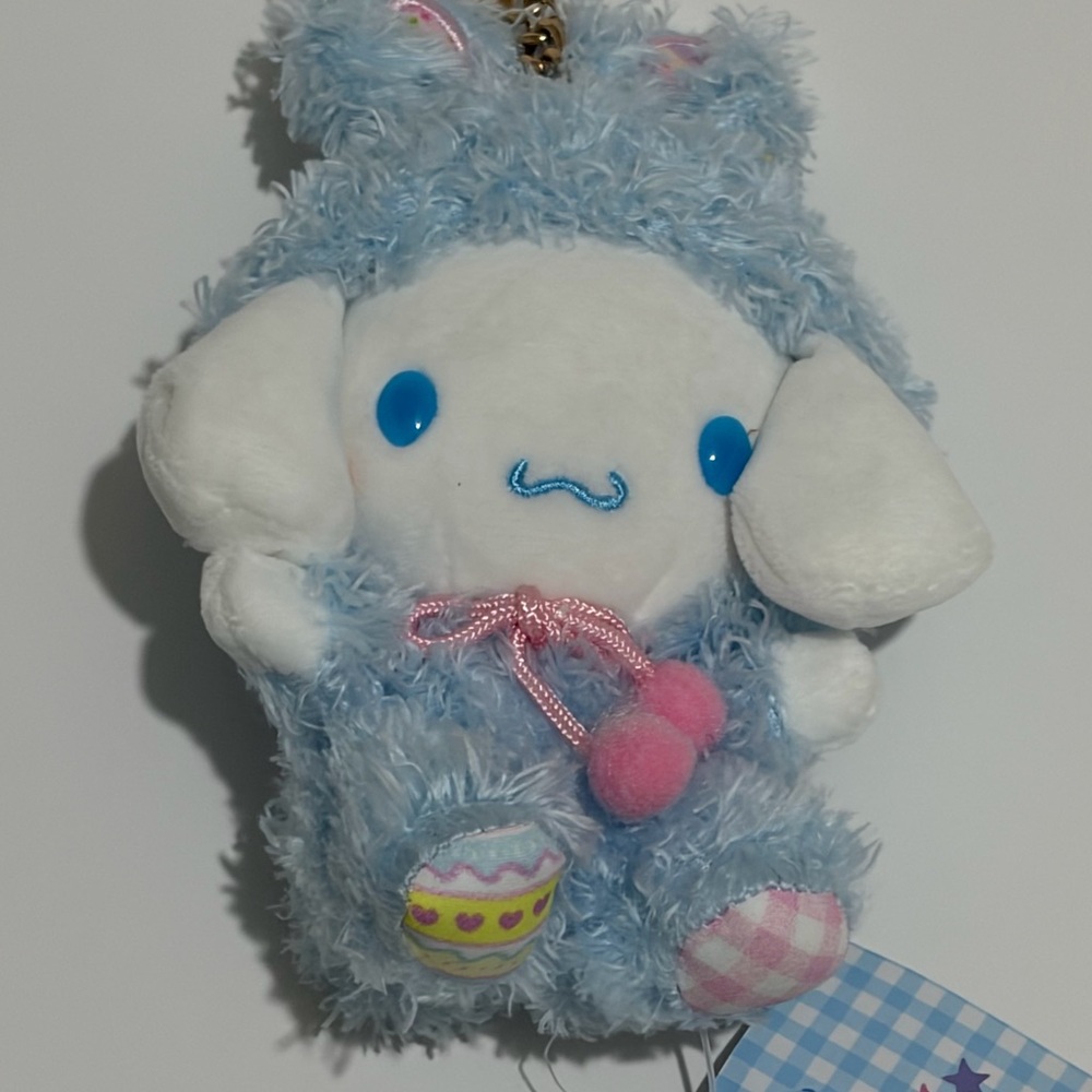 Sanrio Cinnamoroll Easter Rabbit Plush Keychain